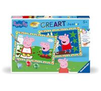 Ravensburger - CreArt Junior - Numéro d'art - Peppa Pig - Kit de Peinture par numéros - Dès 5 Ans - 25779