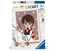 Ravensburger - CreArt Kids 13x18 cm - Numéro d'art - Harry/Harry Potter - Kit de Peinture par numéros - Dès 7 Ans - 25753