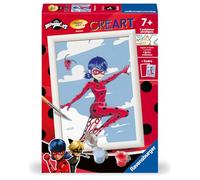 Ravensburger - CreArt Kids 13x18cm - Numéro d'art - Miraculous - Kit de Peinture par numéros - Dès 7 Ans - 25600