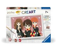 Ravensburger – Kit de peinture par numéros CreArt Kids 18x24 cm Portrait Harry Potter Dès 7 ans