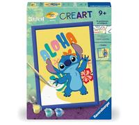 Ravensburger - CreArt Kids 18x24 cm - Numéro d'art - Stitch - Kit de Peinture par numéros - Dès 7 Ans - 25844