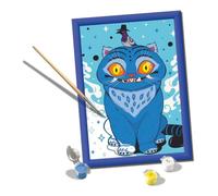 Ravensburger-CreArt Kids 18x24cm-Numéro d'art Derpy & Sussie Kpop Demon Hunters - Kit de Peinture par numéros - Activité détente et créative - Dès 7 Ans - 12002472 - Version française