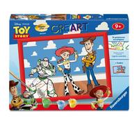 Ravensburger - CreArt Kids 18x24cm - Numéro d'Art - Toy Story - Kit de peinture par numéros - Dès 9 ans - 12023347