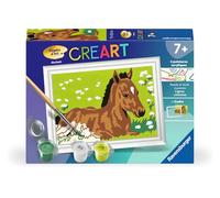 Ravensburger - CreArt Kids 8x12 cm - Poulain | Numéro d'art - Kit de peinture par numéros - Dès 7 ans