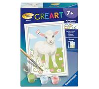 Ravensburger – Kit de peinture par numéros CreArt Kids Mouton 8×12 cm Dès 7 ans