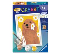 Ravensburger - CreArt Kids - Numéro d'art - Cocker - Loisir créatif - Kit de Peinture par numéros - avec Cadre - Activité détente et créative - Dès 7 Ans - 12023329