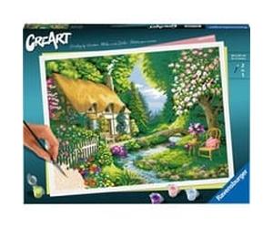 Ravensburger CreArt - Maison de campagne au bord de la rivière, Peinture