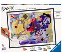 Ravensburger CreArt - Malen nach Zahlen 23650 - ART Collection: Yellow, Red, Blu