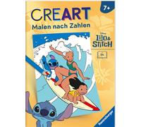 Ravensburger CreArt Malen nach Zahlen ab 7 Jahre Disney - Lilo & Stitch, (Poche)