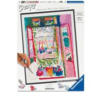 Ravensburger CreArt, Malen nach Zahlen Adults Premium - Blumenmeer am Bergsee