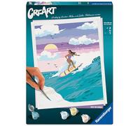 Ravensburger CreArt, Malen nach Zahlen Adults Trend - Eleganz der Schwäne