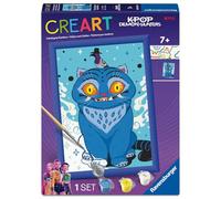 Ravensburger CreArt, Malen nach Zahlen Kinder Kpop Demon Hunters - Derpy Tiger & Sussie Bird