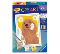 Ravensburger CreArt, Malen nach Zahlen Kinder - Neugierige Erdmännchen