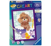 Ravensburger CreArt, Malen nach Zahlen Kinder - Pfotenbande