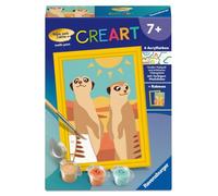 Ravensburger CreArt, Malen nach Zahlen Kinder - Spielende Hunde