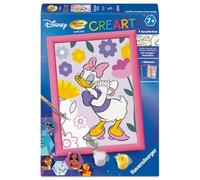 Ravensburger CreArt, Numéro d'Art Enfant - avec lignes colorées Disney Mickey Mouse - Fleur Marguerite