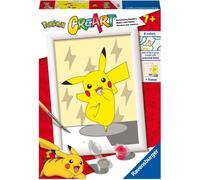 Ravensburger Creart Painting On Number PokÉMon Pikachu