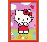Ravensburger Peinture par numéro CreArt 12023107 – Hello Kitty Joyeux pour enfants dès 7 ans