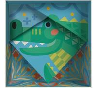 Ravensburger CreArt - Peinture par numéros 25865 - Faites-Le Ensemble : Crocodile - pour Adultes et Enfants