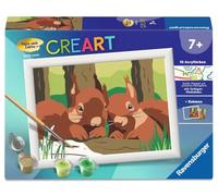 Ravensburger CreArt Peinture par numéros pour Enfants - Écureuil câlin