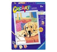Ravensburger - CreArt Série D - Amitié Spéciale | Peinture par numéros | Kit Peinture | Dimensions 25 x 18,30 cm | Jeux Enfants 9 Ans | Idées Cadeaux | Cadeau Enfant 9 Ans