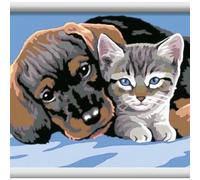 Ravensburger - CreArt Série D - Amitié Spéciale | Peinture par numéros | Kit Peinture | Dimensions 25 x 18,30 cm | Jeux Enfants 9 Ans | Idées Cadeaux | Cadeau Enfant 9 Ans