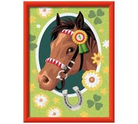 Ravensburger - CreArt Série D - Cheval avec Plâtre 3D | Peinture par numéros | Kit Peinture | Dimensions 25 x 18,30 cm | Jeux Enfants 9 Ans | Idées Cadeau | Cadeau Enfant 9 Ans