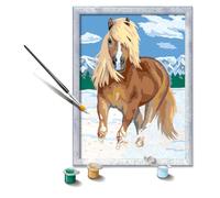 Ravensburger- CreArt Série D - Cheval - Jeu Créatif pour Enfants - Peinture au numéro dès 9 ans - 28940 - Version italienne