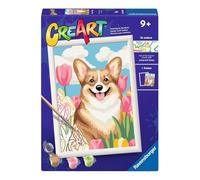 Ravensburger - CreArt Série D - Girafes au Coucher du Soleil | Peinture par numéros | Kit de Peinture | Dimensions 25 x 18,30 cm | Jeux pour Enfants 9 Ans | Idées Cadeaux | Cadeau Enfant 9 Ans