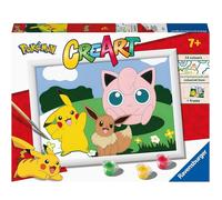 RAVENSBURGER Creart Série D : Pokémon Classics, Kit pour Paint Avec I Numéros De