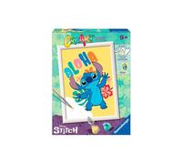 Ravensburger - CreArt Série D: Stitch Disney, Kit de peinture par numéros, contient une planche pré-imprimée, un pinceau, des couleurs et des accessoires, un jeu créatif pour les garçons et les filles