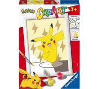 Ravensburger - CreArt Série E: Pokémon, Pikachu, Kit De Peinture Par Numéros