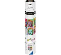 Ravensburger - CreArt Toiles 30x40 cm - Adulte - Peinture par numéros - Pop Art Marylin - Loisir créatif - 25856
