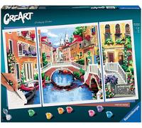 Ravensburger - CreArt Trittico Rêves Vénitiens, Peindre Adulte