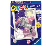 Ravensburger CreArt : Wildstar avec Peinture dorée - Peinture avec Chiffres pour Enfants de 7 Ans et Plus, kit de Peinture avec Planches, Cadre, Pinceau et Couleurs Inclus, 14 x 19 cm, idées Cadeaux