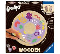 Ravensburger - CreArt Wooden - Bois - Adulte - Peinture par numéros - Floral Flows - Activité détente et créative - 25920