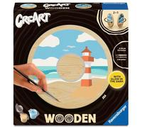 Ravensburger - CreArt Wooden - Bois - Adulte - Peinture par numéros - Sea - Activité détente et créative - 25924