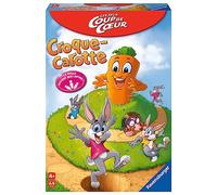 Ravensburger - Croque Carotte - Jeu De Société De Parcours Rigolo - Enfants Et Parents - Format De Boîte Compact - De 2 Ã€ 4 Joueurs Ã€ Partir De 4 Ans - Mixte - 22324 - Version Française