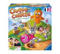 Ravensburger - Croque Carotte - Jeu de Société Rigolo - Jeu pour Famille avec Enfants - Course de Lapins Amusante - 2 à 4 Joueurs dès 4 Ans - 22223 - Version française