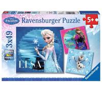 Ravensburger Disney Frozen 3x 49pc Jigsaw Puzzles