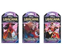 Ravensburger Disney Lorcana: Rise of The Floodborn TCG Booster Pack à manches pour enfants de 8 ans et plus