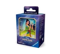 Ravensburger Disney Lorcana TCG Boîte à Deck Mulan - Diplomate Attentionné | Rangez 80 Cartes Protégées