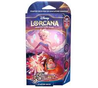 Ravensburger - Disney Lorcana TCG : Ciel étincelant, Starter Deck Améthyste & Rubis 60 Cartes, Cartes à Collectionner pour Adultes et Enfants, idée Cadeau 8+ Ans, édition en Italien
