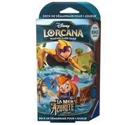 Ravensburger – Deck préconstruit Disney Lorcana La Mer Azurite Émeraude & Saphir (dès 8 ans)