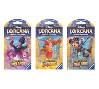 Ravensburger Disney Lorcana TCG : Into The Inklands Lot de 12 boosters Assortis pour Enfants de 8 Ans et Plus