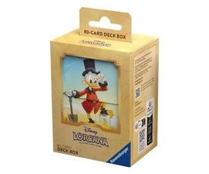 Ravensburger Disney Lorcana TCG Les Terres D'Encres Jeu de Cartes à Collectionner JCC Boîte de Rangement Deckbox Picsou dès 8 Ans