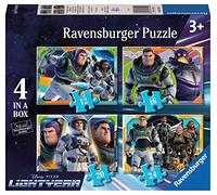 Ravensburger Disney Pixar Buzz Lightyear Jigsaw Puzzles for Kids Age 3 Years Up - 4 in a Box (12, 16, 20, 24 Pieces)