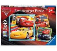 Ravensburger Disney Pixar Cars 3, 3x 49pc Jigsaw Puzzles