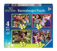 Ravensburger- Disney Puzzle 4 in a Box 2D, 12001067, Multicolore, 0