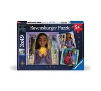 Ravensburger - Puzzle Enfant - Lot de 3 Puzzles 49 pièces - Spidey, Le Lanceur de Toile - Dès 5 Ans - Puzzle de qualité supérieure - 3 Posters Inclus - Spidey et Ses Amis extraordinaires - 05730